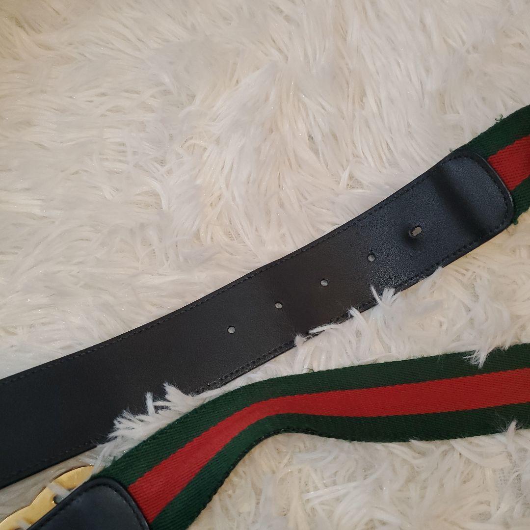 ⭐良品⭐GUCCI ggマーモント シェリーライン ベルト