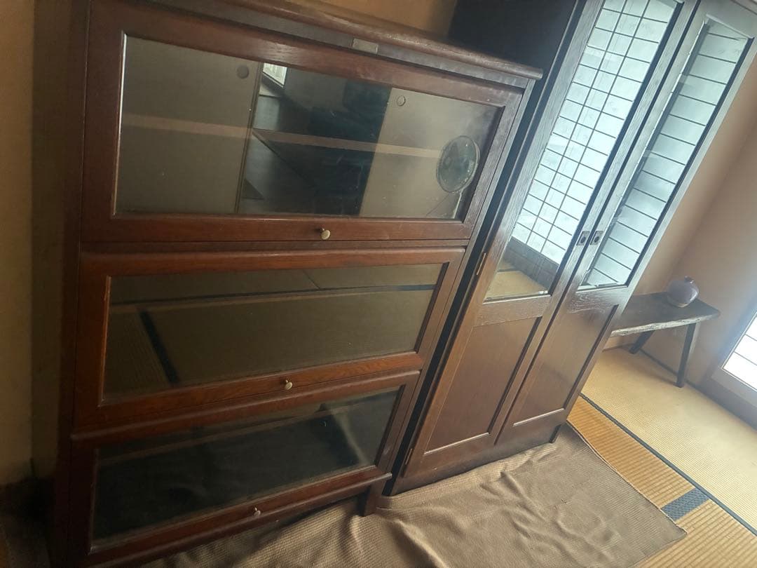 希少！Karf Library Collection ガラス扉　キャビネット