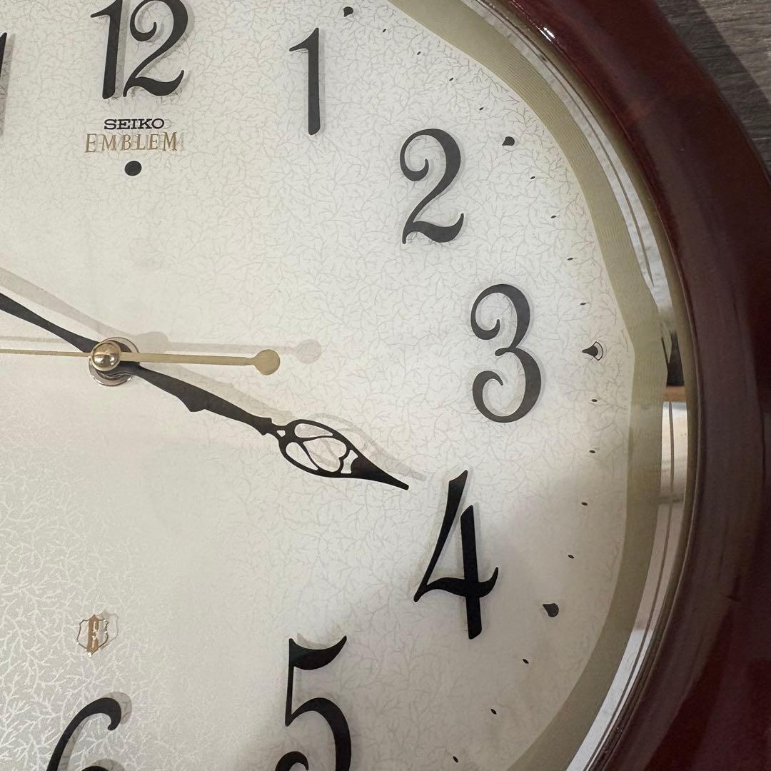 SEIKO EMBLEM 壁掛時計　電波時計　HS521B