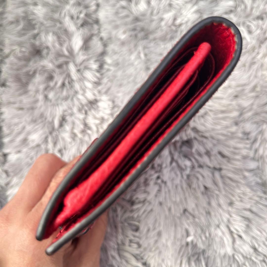 極美品✨GUCCI 折り財布　札入れ　カードケース　インターロッキング　シボ革