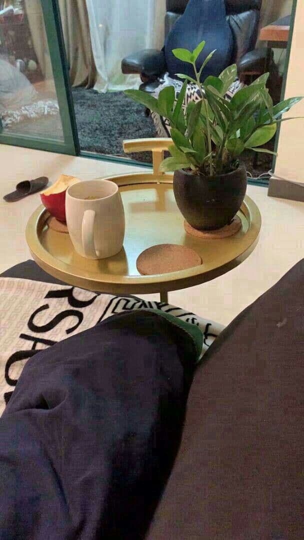 高級サイドテーブル別荘ナイトテーブルリビング7