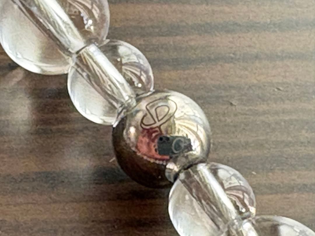 phiten チタン水晶ブレスレット 約17cm