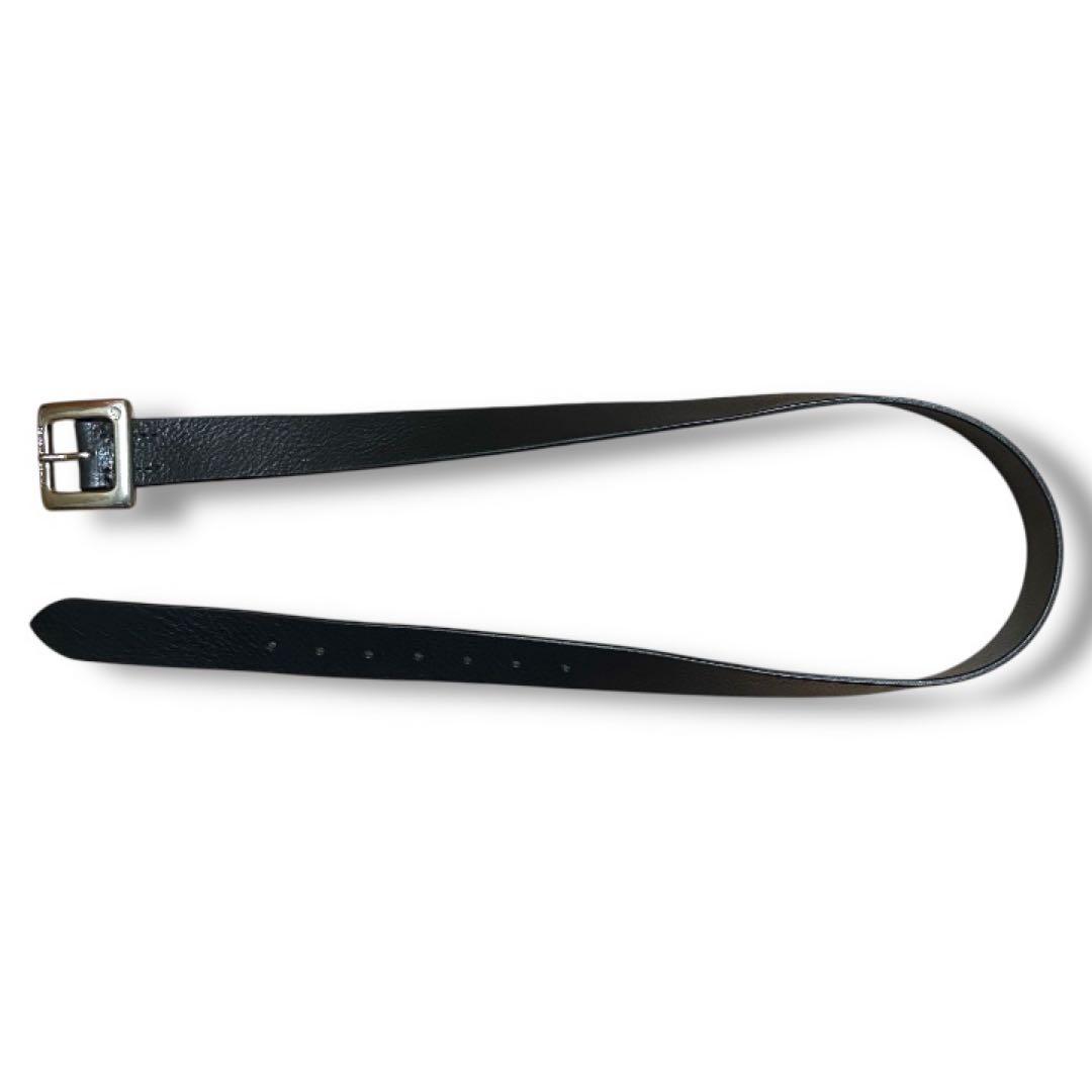 【新品未使用・タグ付】RATS レザーベルト 黒銀Ｌ 107cm キムタク 長瀬