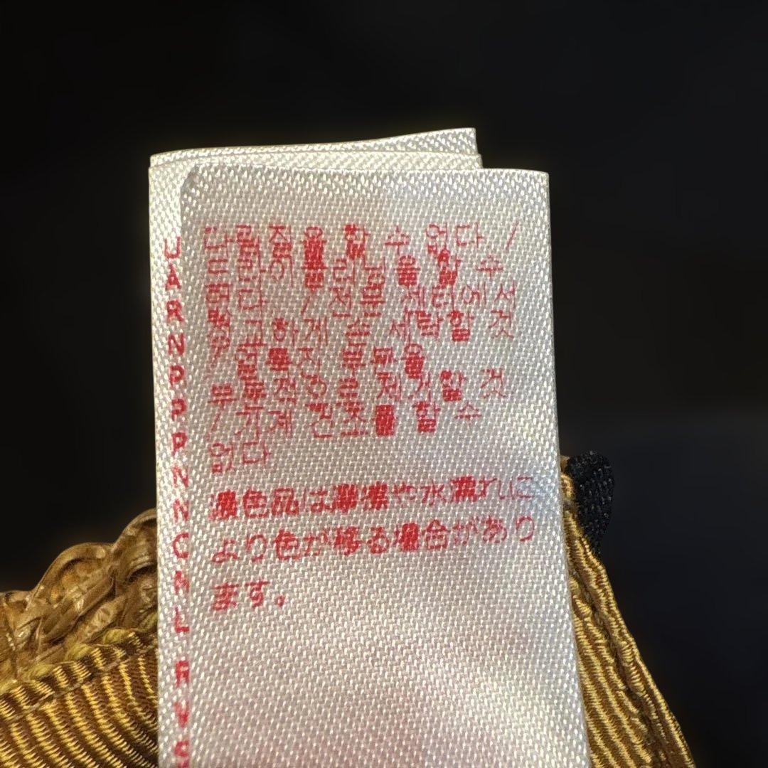 MARNI キャップ　ラフィア　ロゴ　ブランド　夏　帽子