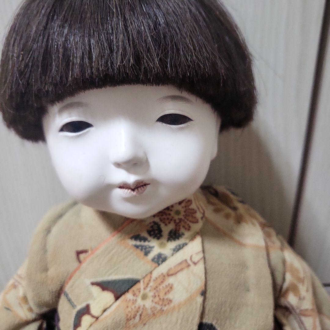 工房朋　市松人形 伝統的和服 花柄