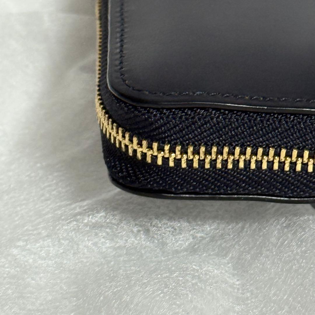 極美品⭐️ココマイスター　ブライドル　長財布　　ラウンドジップ　ダークネイビー