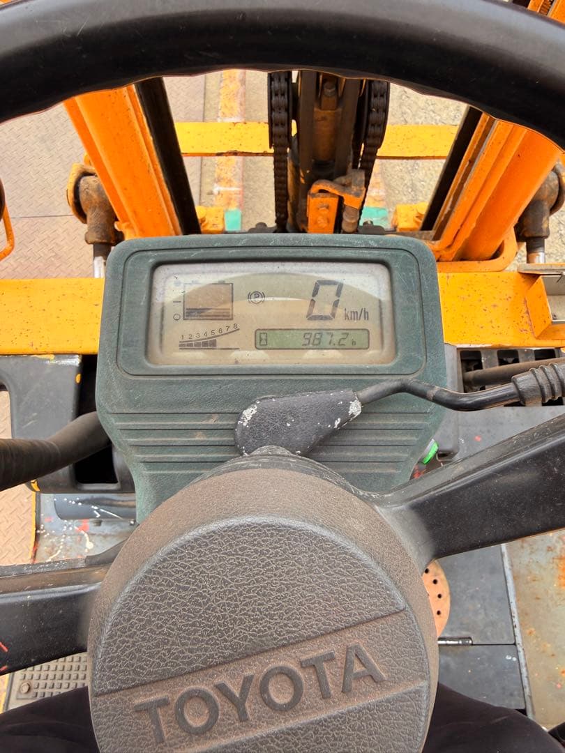 トヨタ フォークリフト オレンジ色 5FBL15 (動作済み)