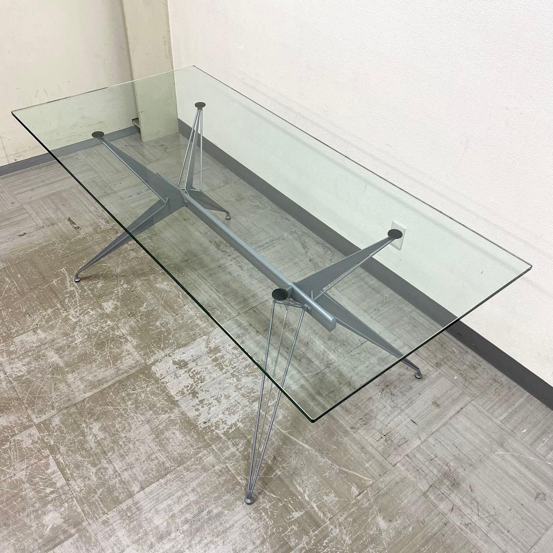 イタリア製 Fasem Glass Table ファセム ガラステーブル