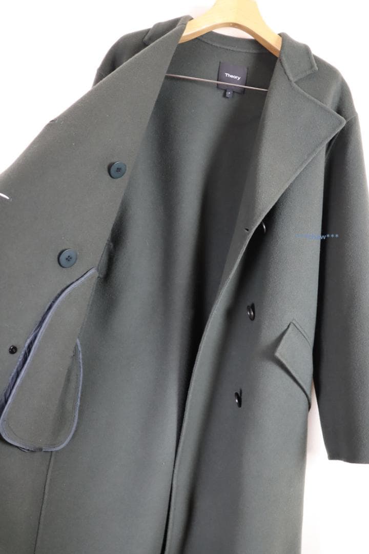 Theory 21AW ダブルブレスト コート ハンター P
