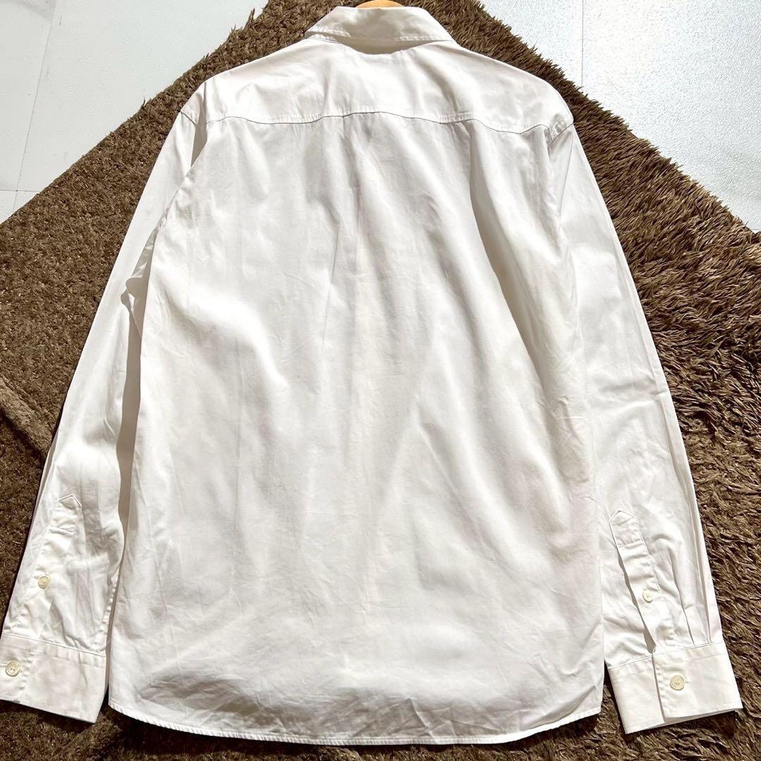 美品✨BURBERRY TB Logo Shirt 刺繍ロゴ コットンシャツ