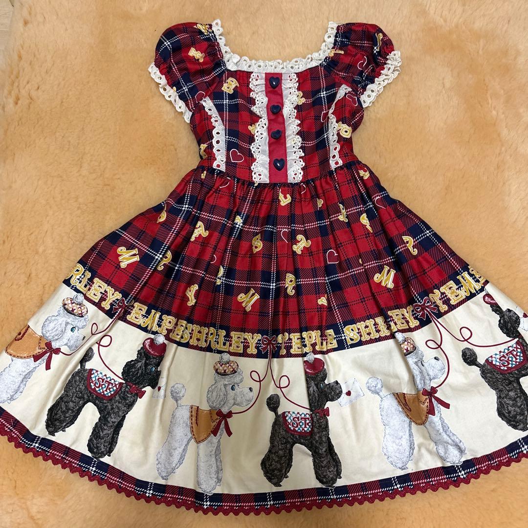 ば*★様 【週末限定値下げ中】シャーリーテンプル　半袖ワンピース 120cm プ
