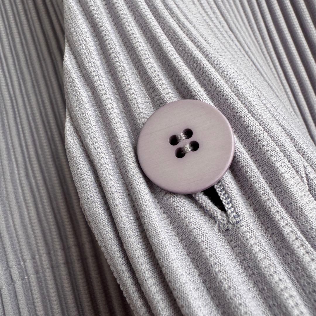 新品 HOMME PLISSE プリーツ テーラード 燕尾 ロングコート 3