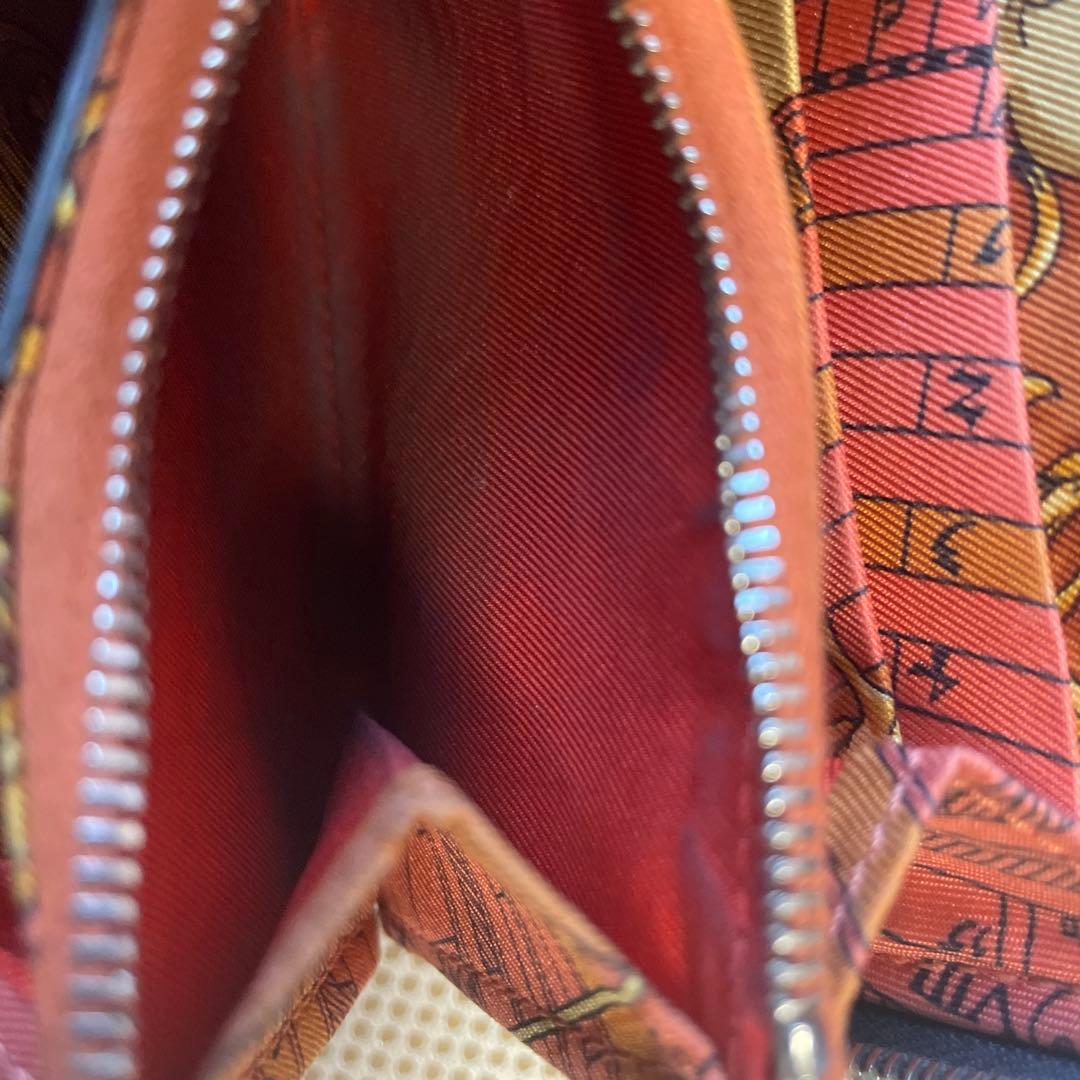 HERMES コンパクト アザップ コンパクト シルクイン ケース レザー