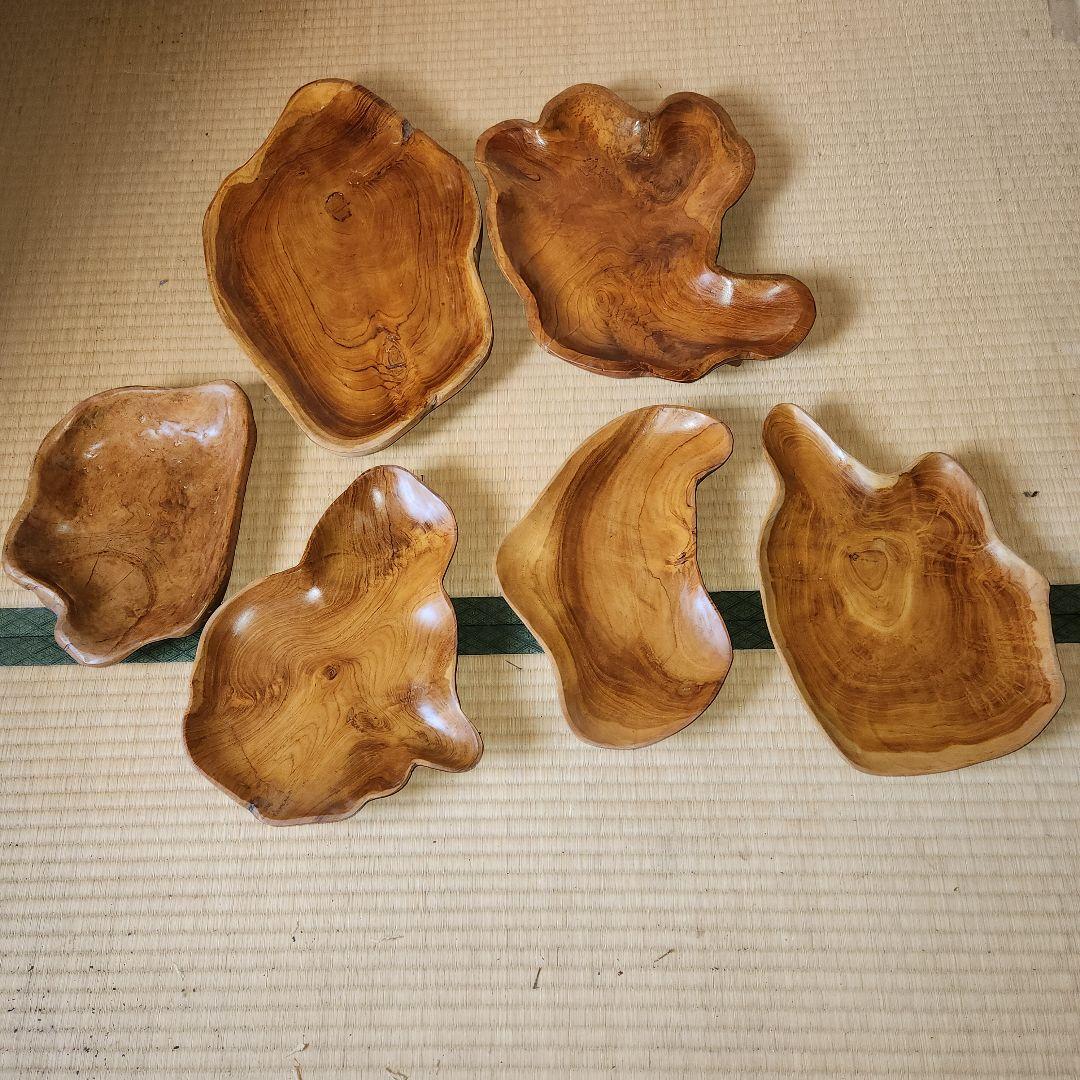 インドネシア　バリ島　アンティーク　木皿