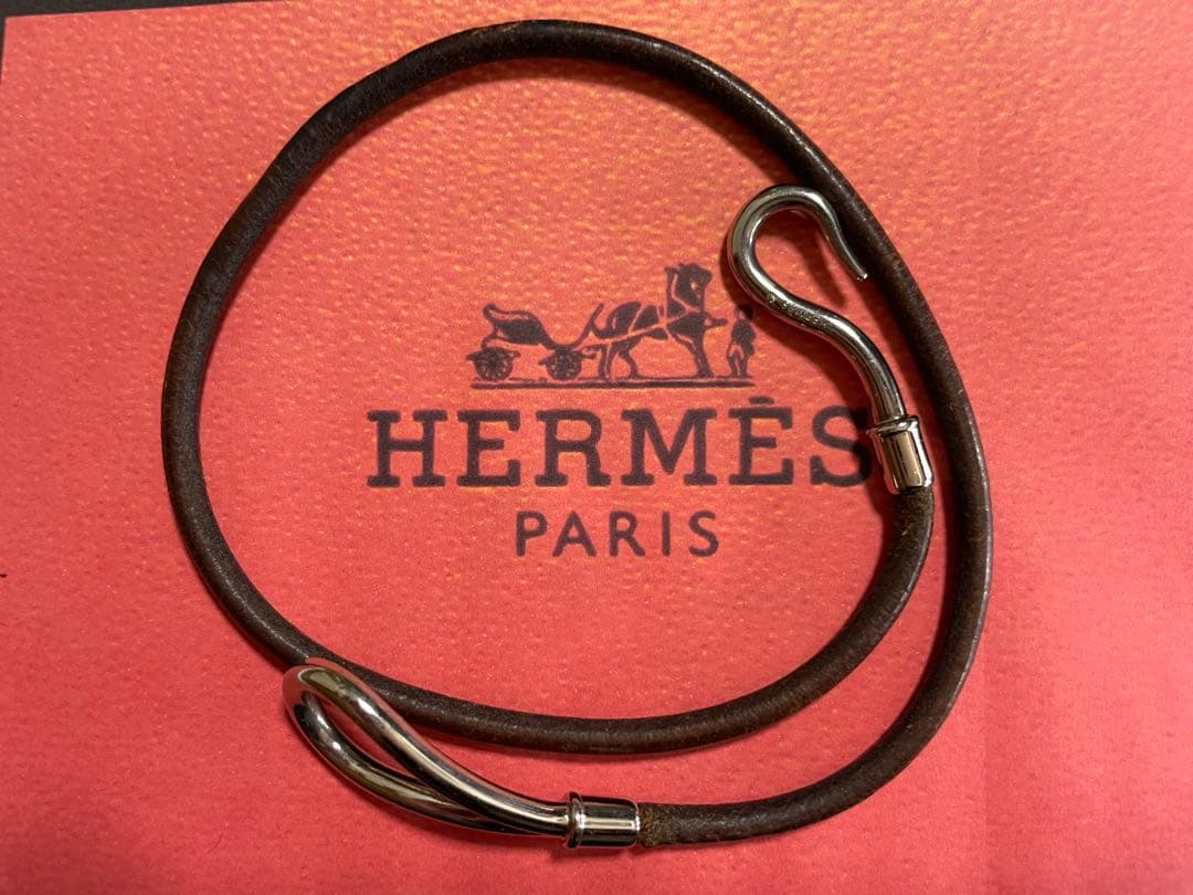 HERMESジャンボチョーカー　ブレスレットシルバー