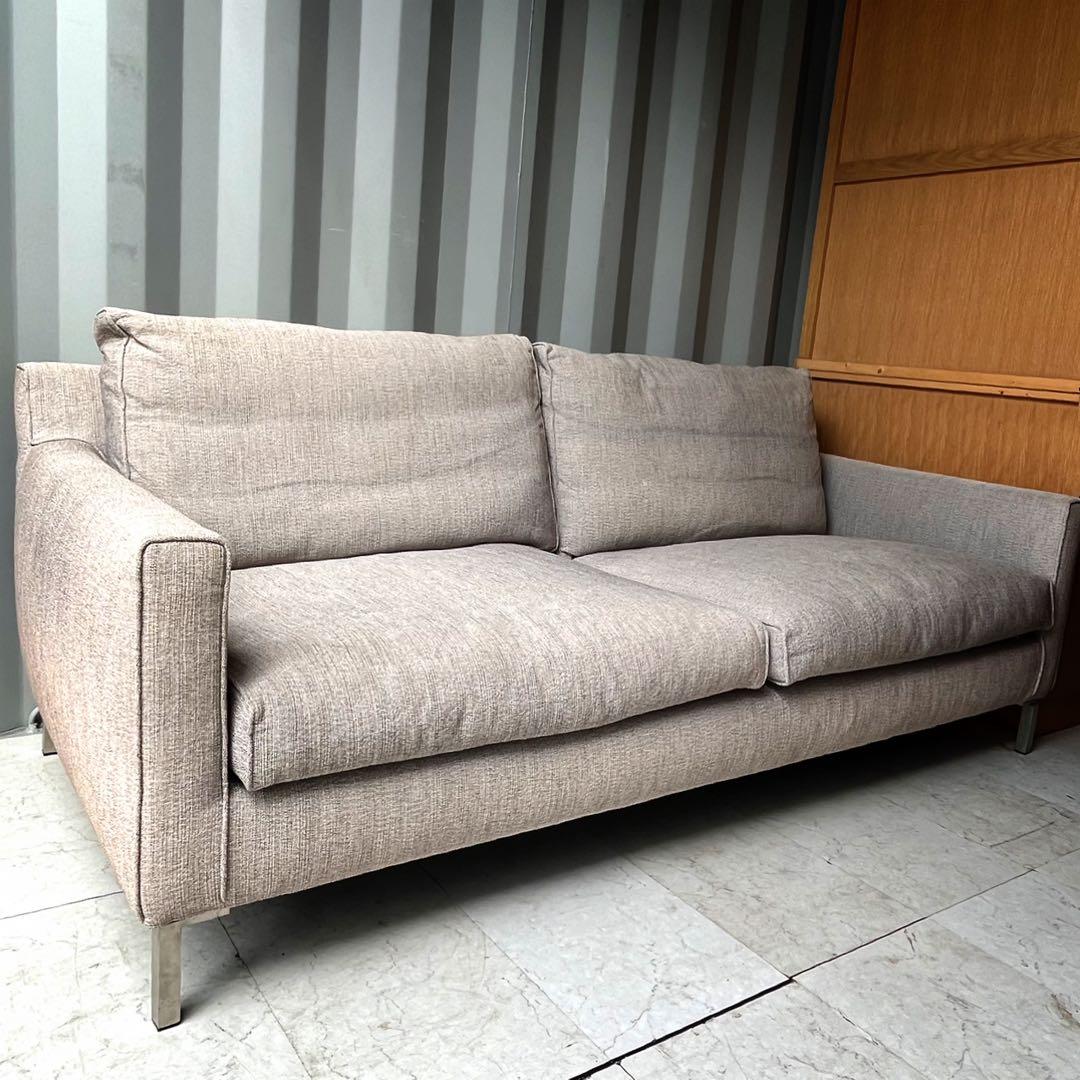 取付無料！アクタス アイラーセン ストリームライン ベージュファブリックソファ✨