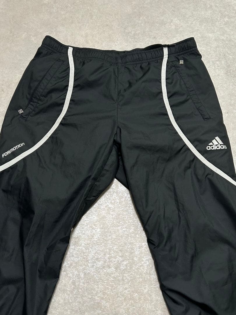 美品 セットアップ adidas ナイロン 上下 ジャケット パンツ S