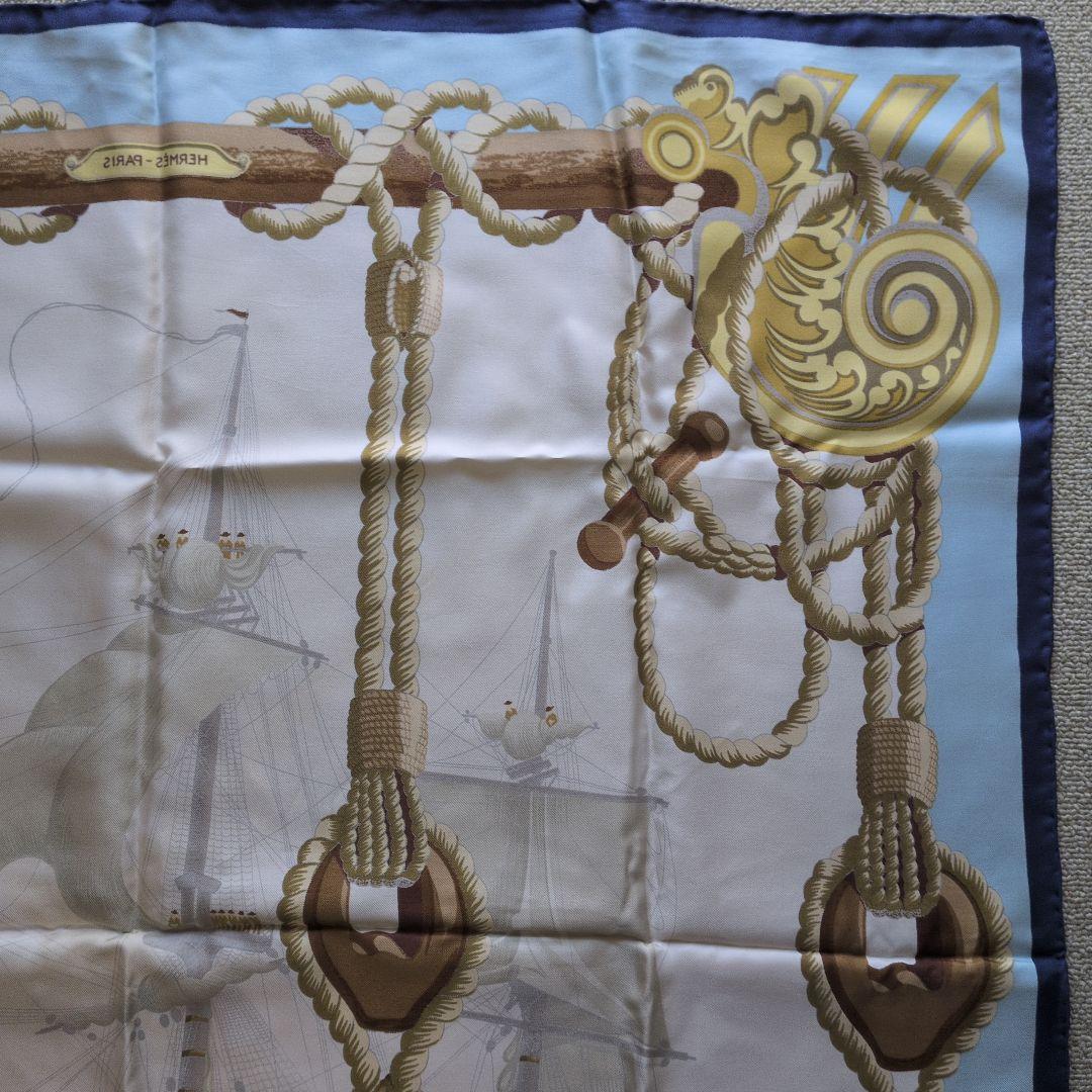 ヴィンテージ HERMÈS エルメス Tribord スカーフ