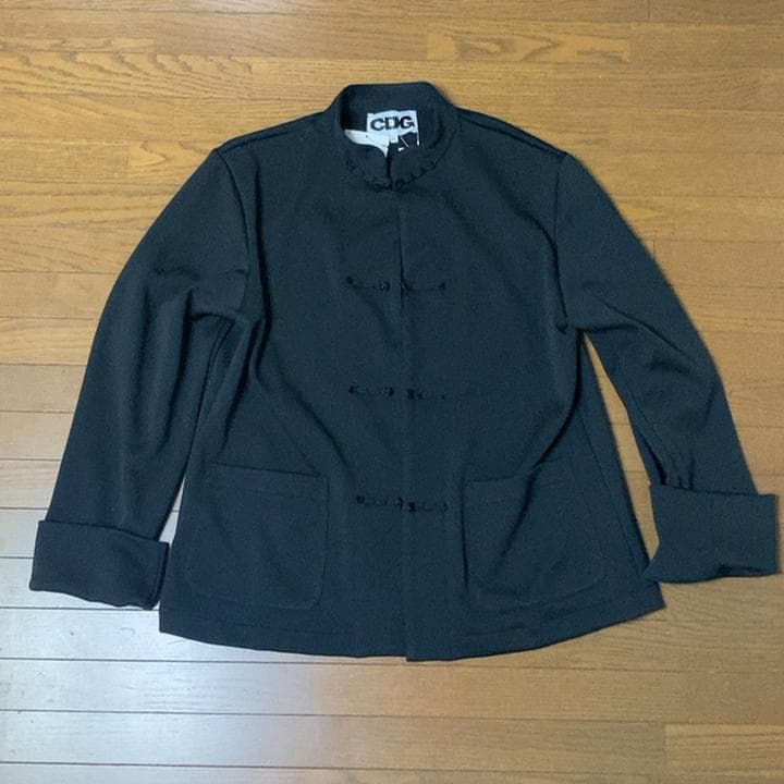 新品★未着用 CDG チャイナジャケット 黒 XL