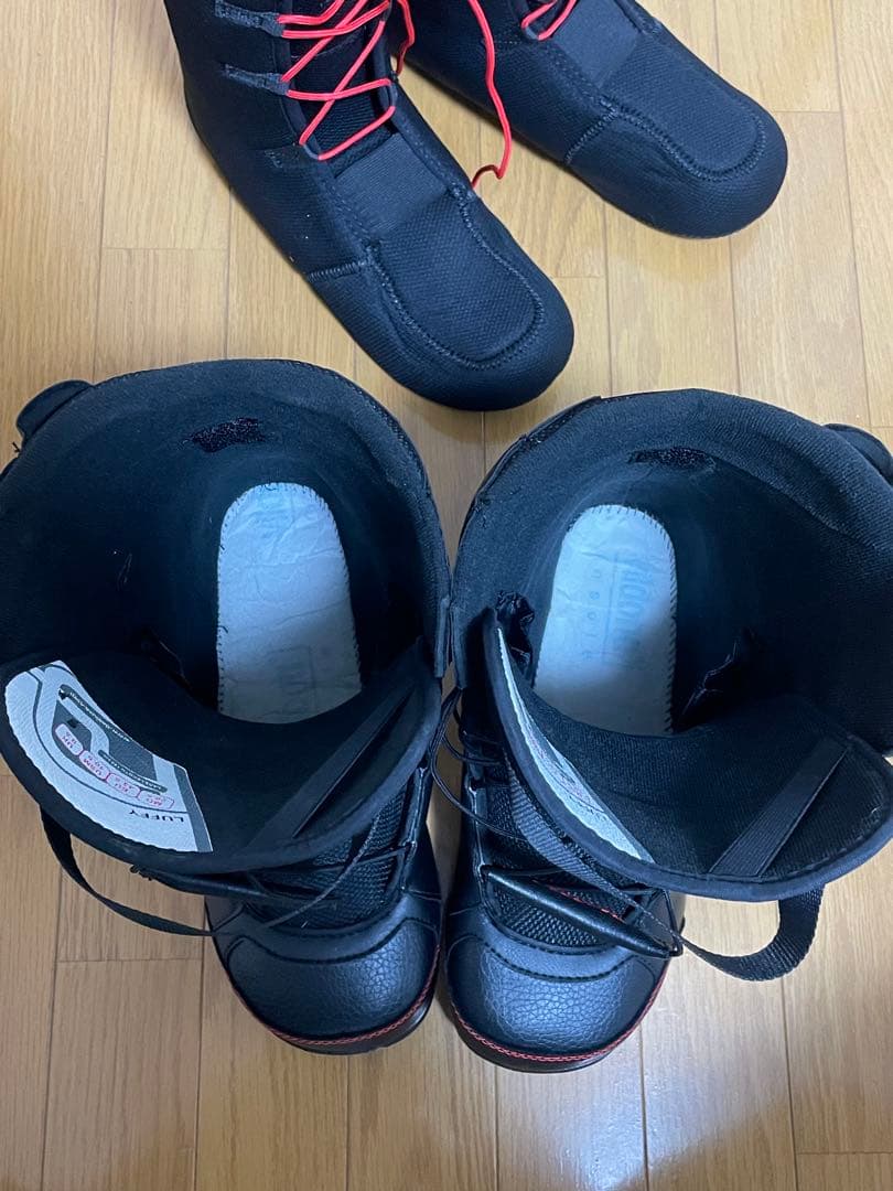 DEELUXE スノーボードブーツ 黒/赤