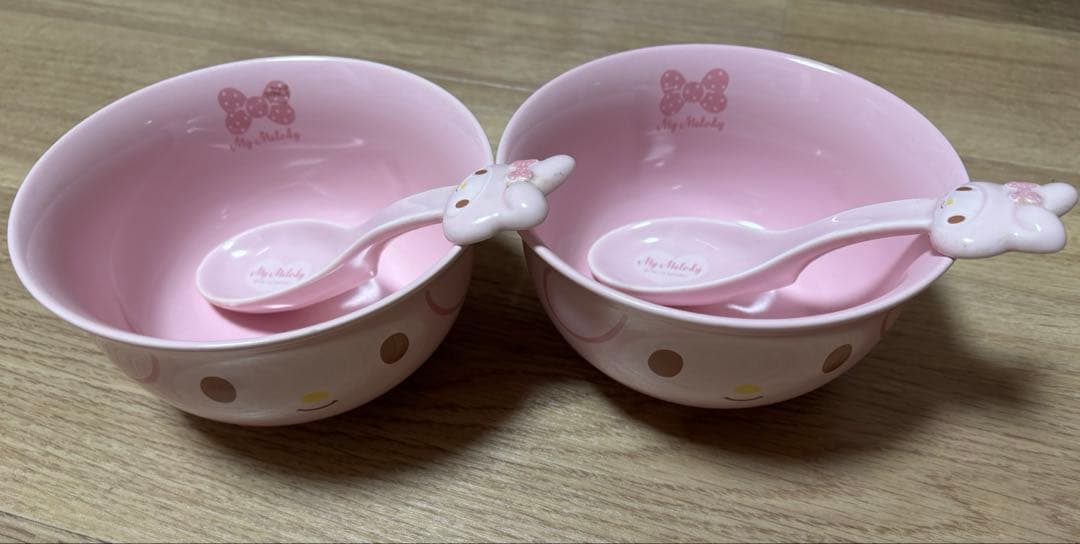 マイメロ ♡ラーメンどんぶりボウル♡レンゲセット♡激レア♡プレミア