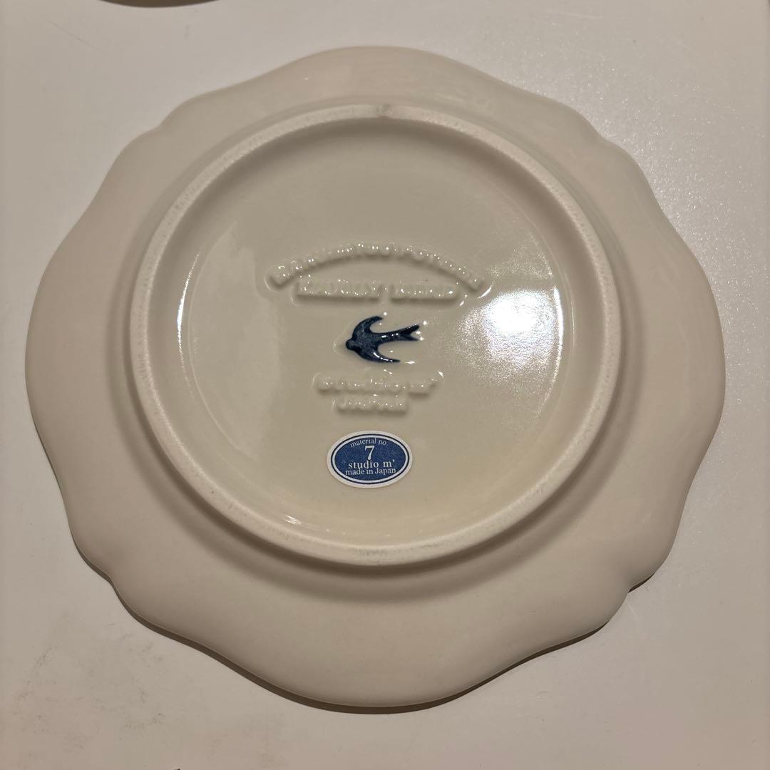 スタジオエム　アーリーバード　ラウンドプレートL 4枚セット