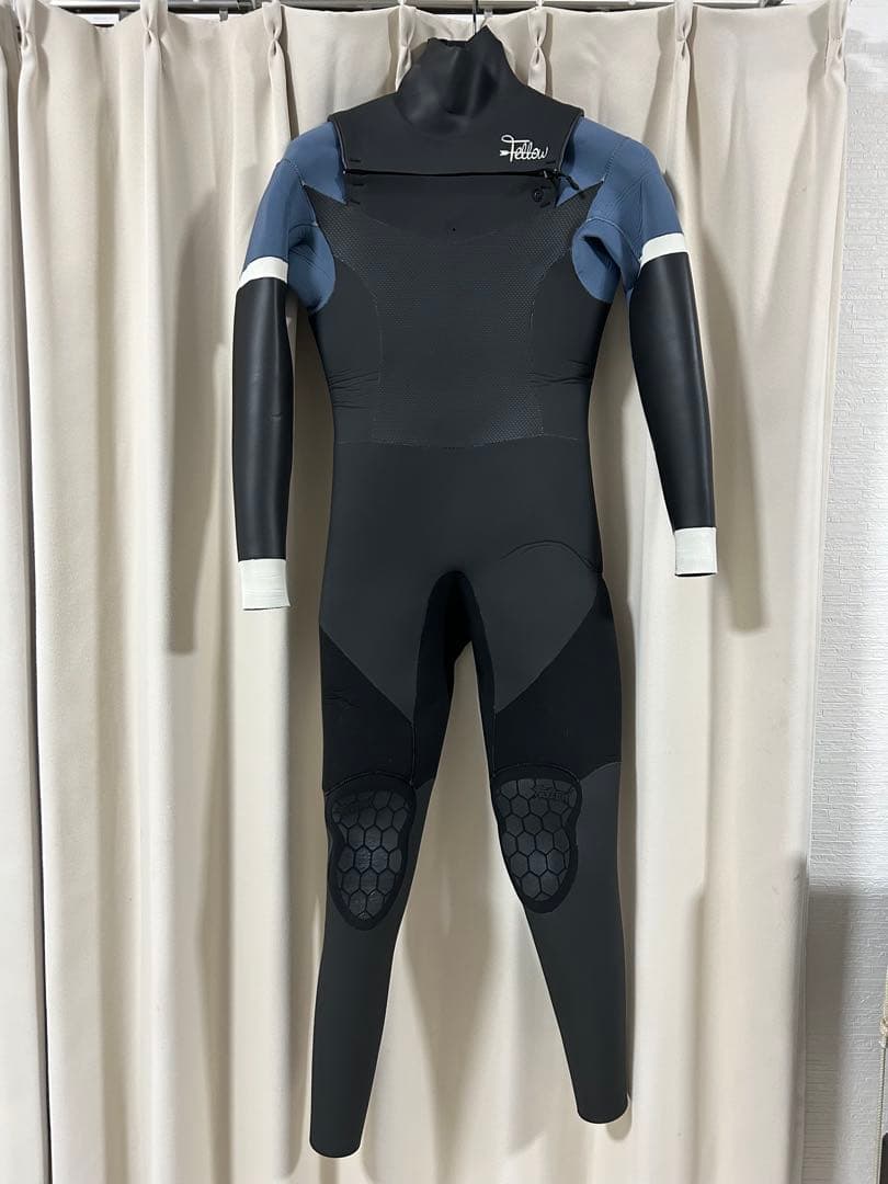 fellow レディース ウェットスーツ Mサイズ セミドライ　ラバー　秋冬用