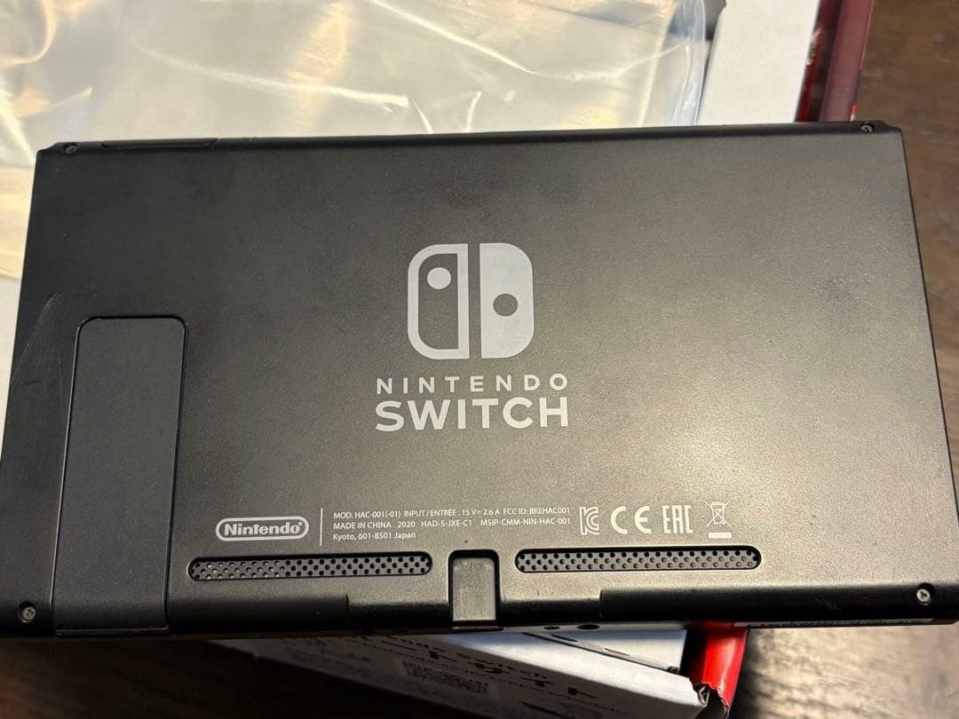 【Joy-Con欠品】ワンオーナー新型Nintendo Switch本体　グレー