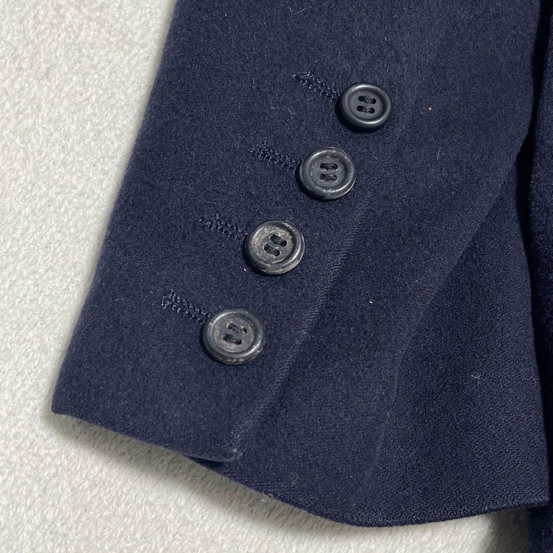 49AV ジュンコシマダ 着丈116cm ダブルロングチェスターコート カシミヤ