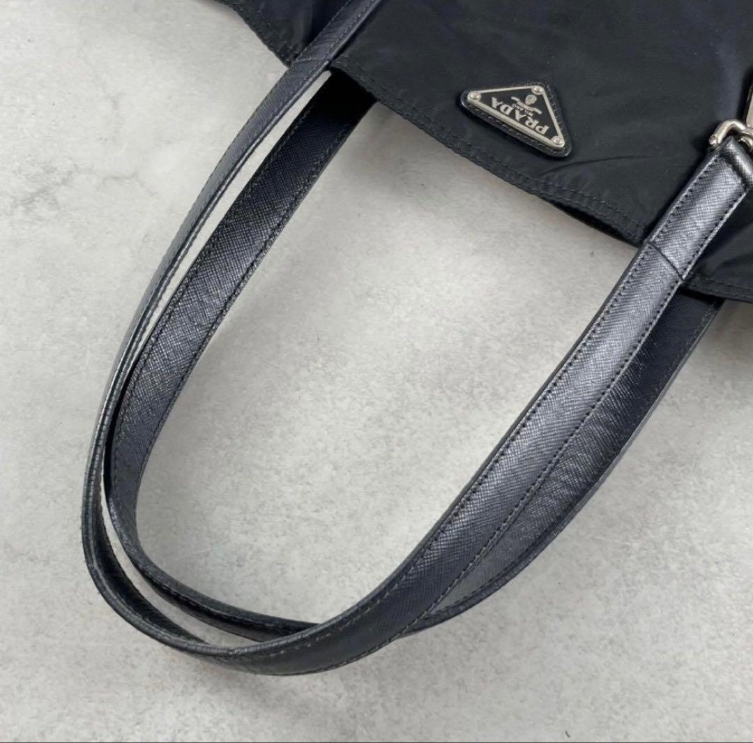 PRADA ブラック トートバッグ　A4可