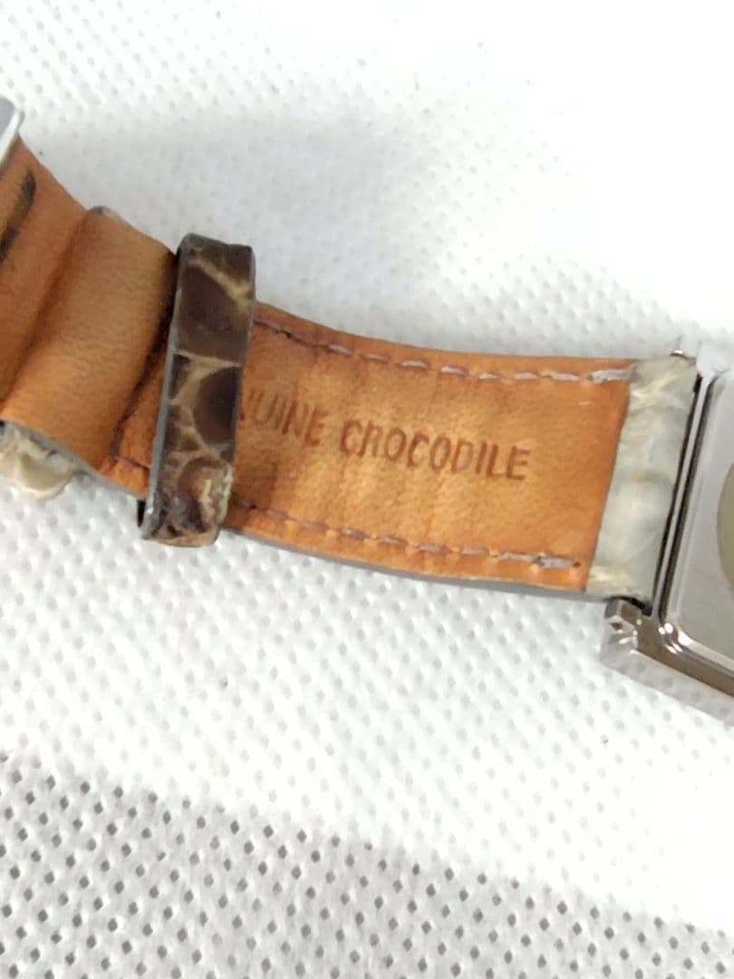 【美品、希少】シチズン　クロスシー　クロコダイルベルト　5431-T006795