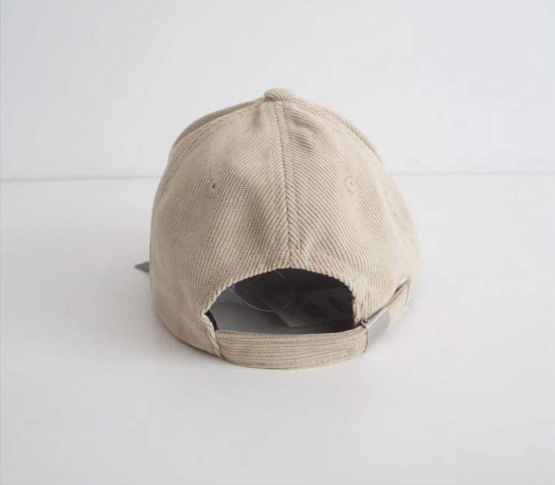美品❣️GOOD GRIEF CORDUROY MONOGRAM CAP ベージュ