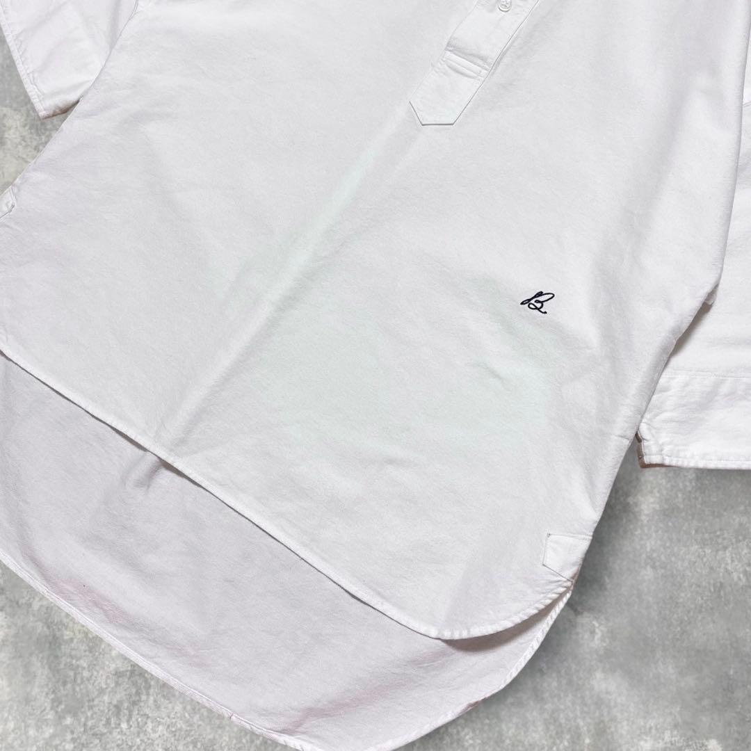 【美品】マディソンブルー　オックスフォードシャツ　半袖　ホワイト　00