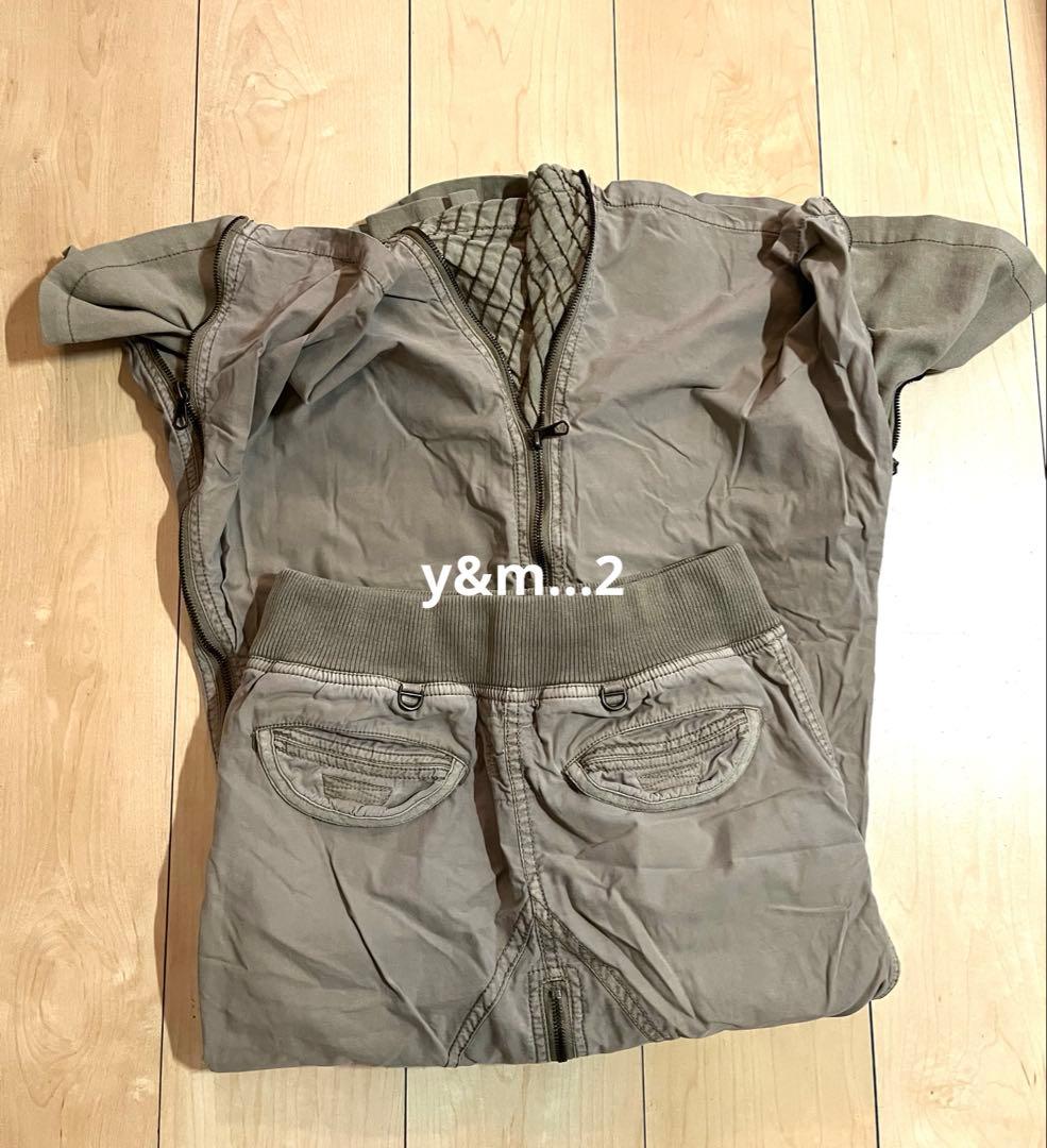 goa ゴア ジップスライダーロングスカート free ミリタリー 希少 Y2K