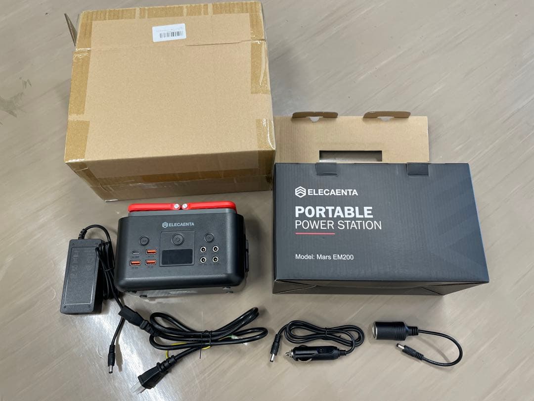 ELECAENTA ポータブル電源 Mars EM200
