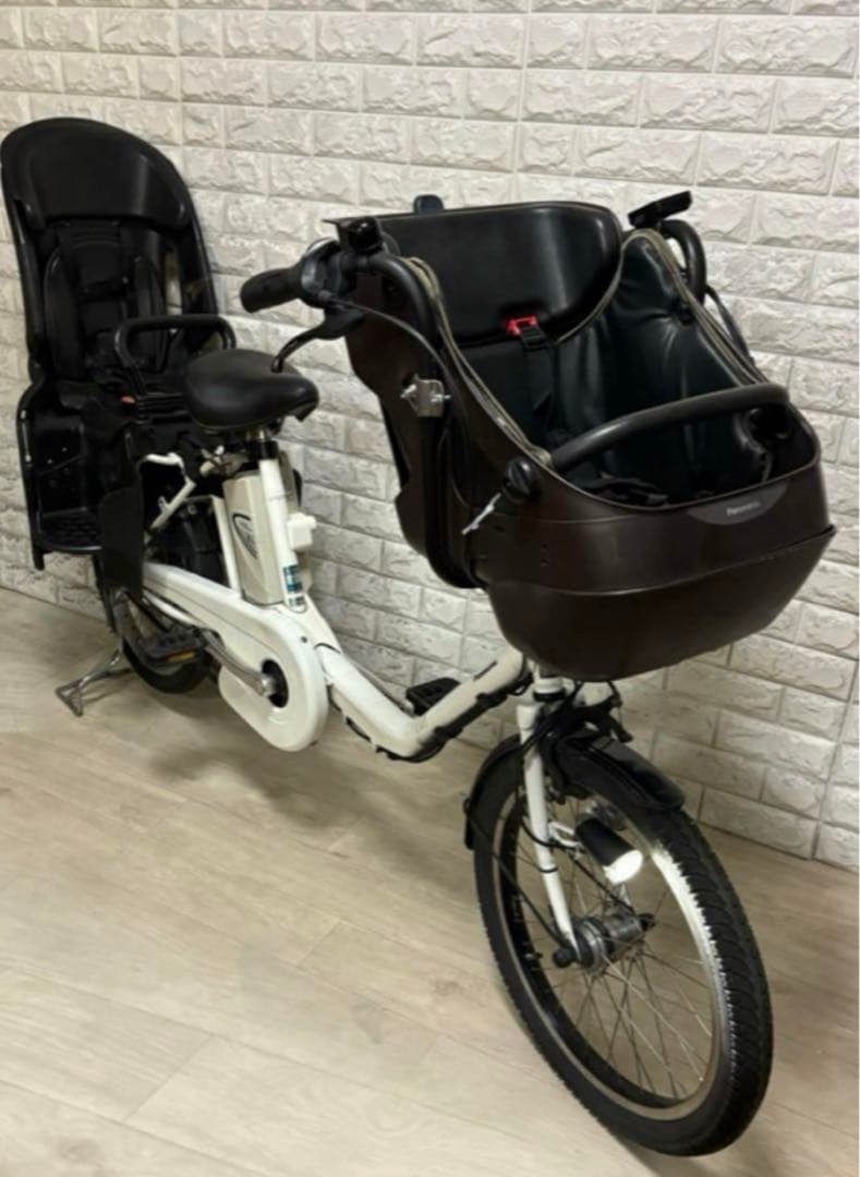 ☆Panasonic電動自転車ギュット 子供乗せ☆完成車配送☆美品☆室内保管☆