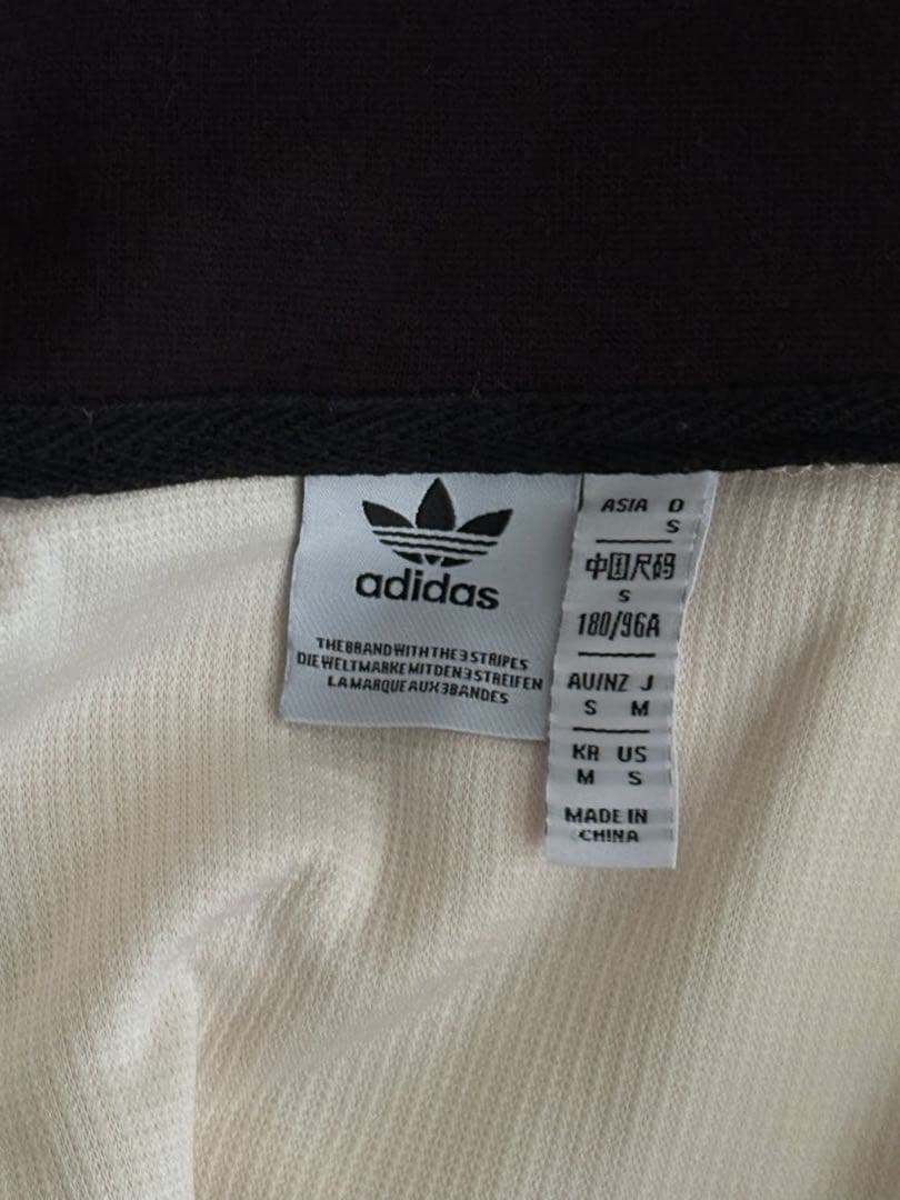 adidas ワッフルトラックジャケットS ホワイト/ブラック