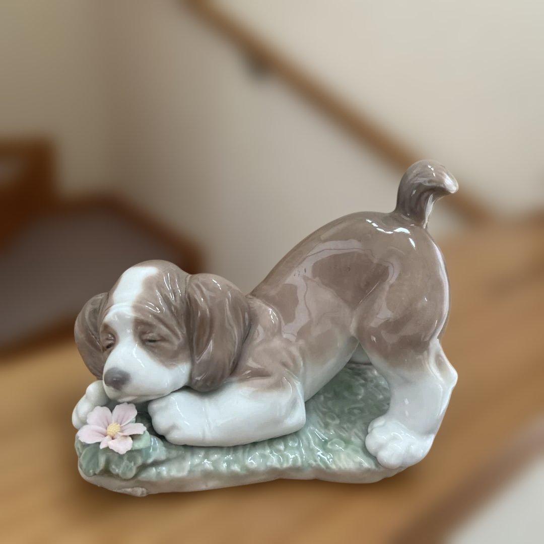 訳あり　リヤドロ　くんくんいい匂い　犬　絶版