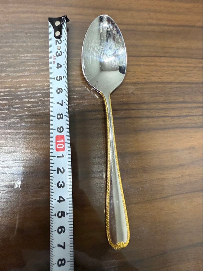 Gorham ゴールデンリボンエッジ カトラリーセット　各6本　合計30本セット