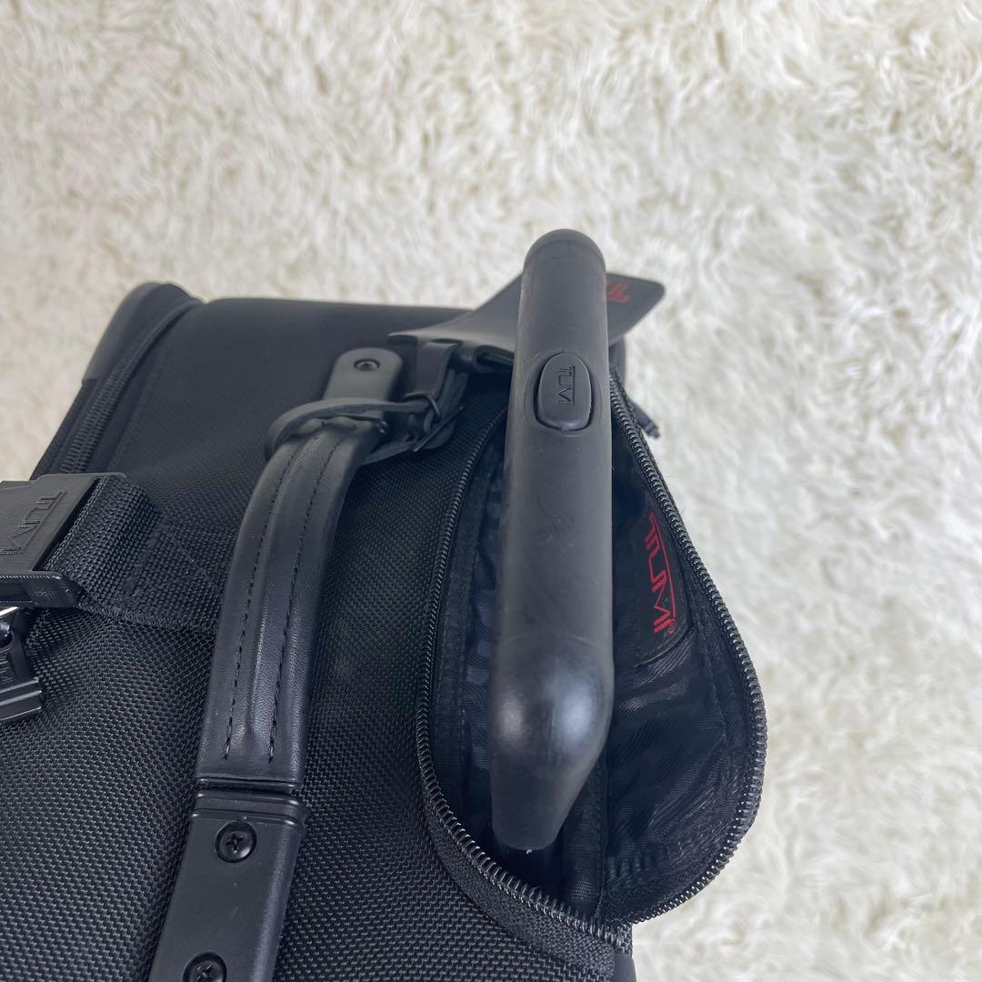 良品✨️TUMI キャリーケース アルファ2 機内持ち込み ブラック ロック付き