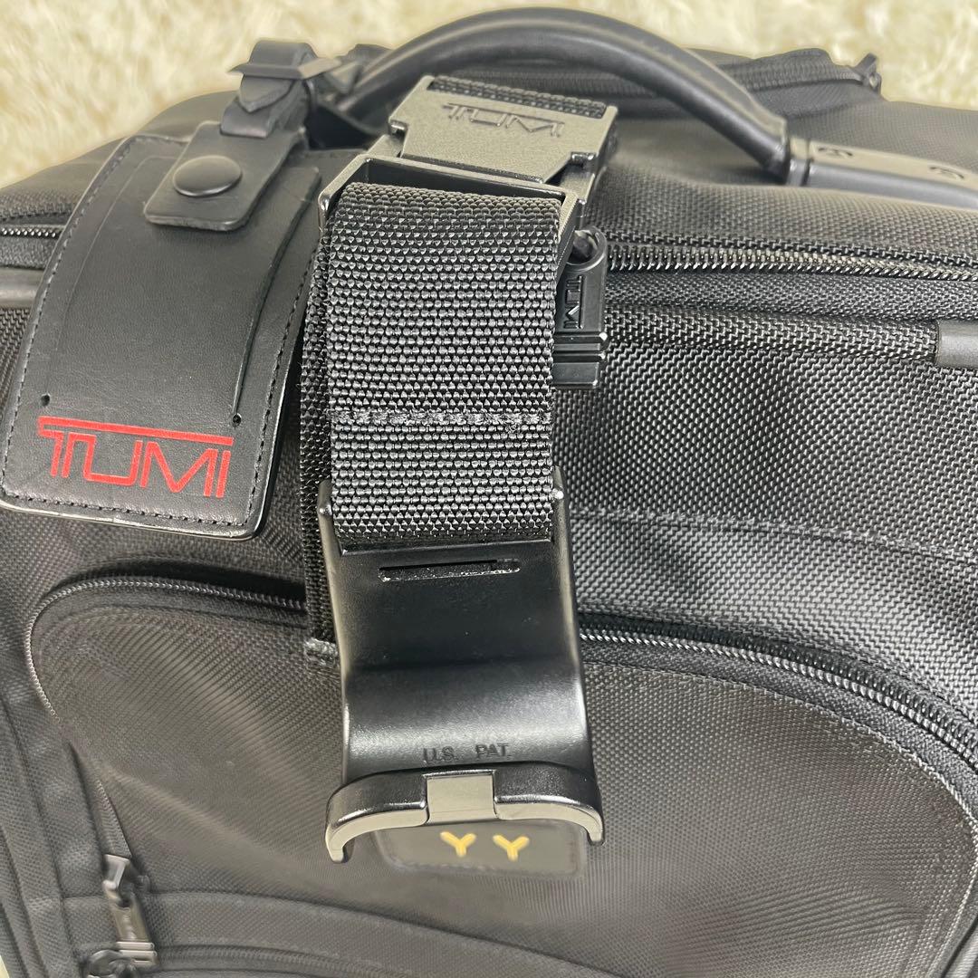 良品✨️TUMI キャリーケース アルファ2 機内持ち込み ブラック ロック付き