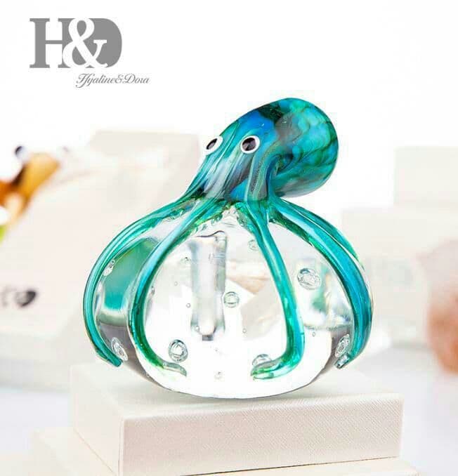 ガラスタコ 職人の手作り  置物 工芸品 美術品 芸術品