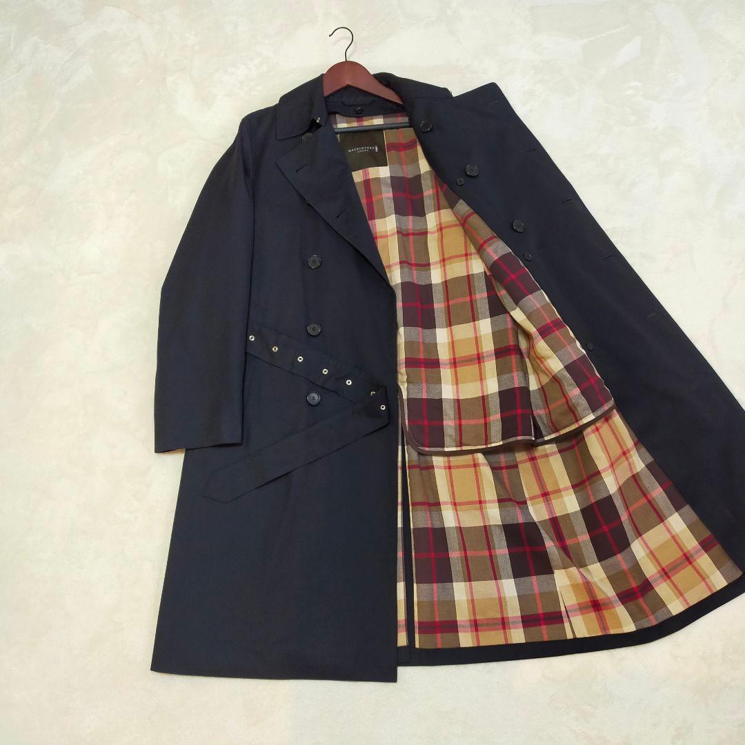 美品　MACKINTOSH　40　キルティングライナー付　ダブルトレンチコート