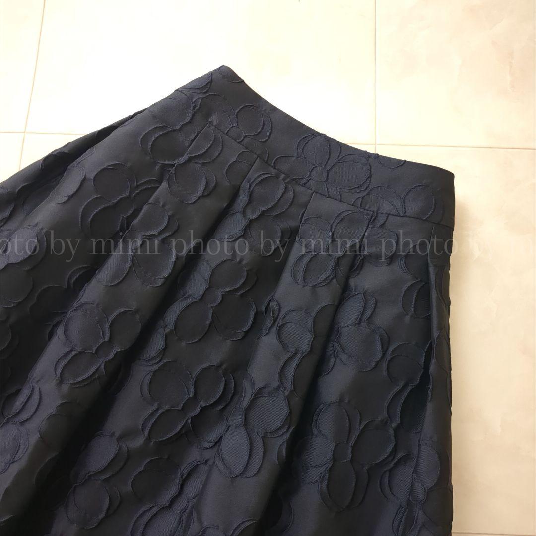 M'S GRACY*フラワージャガードスカート