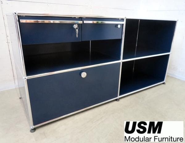 美品■USM■ハラーシステム■サイドボード■キャビネット■2段2列■ドロワー■
