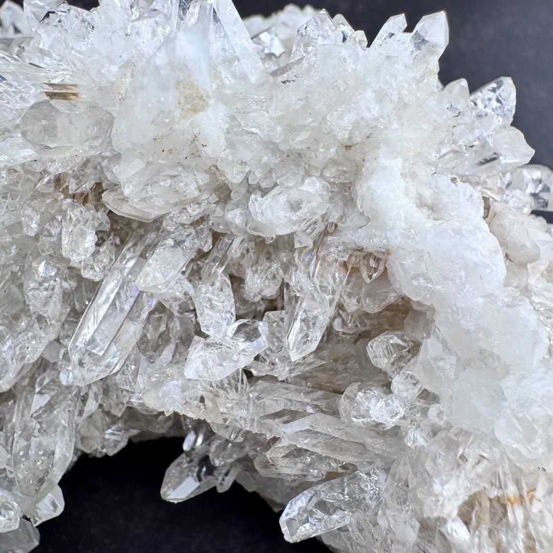 G-165水晶クラスター　原石　クリスタル　天然石　1kg キラキラ水晶原石
