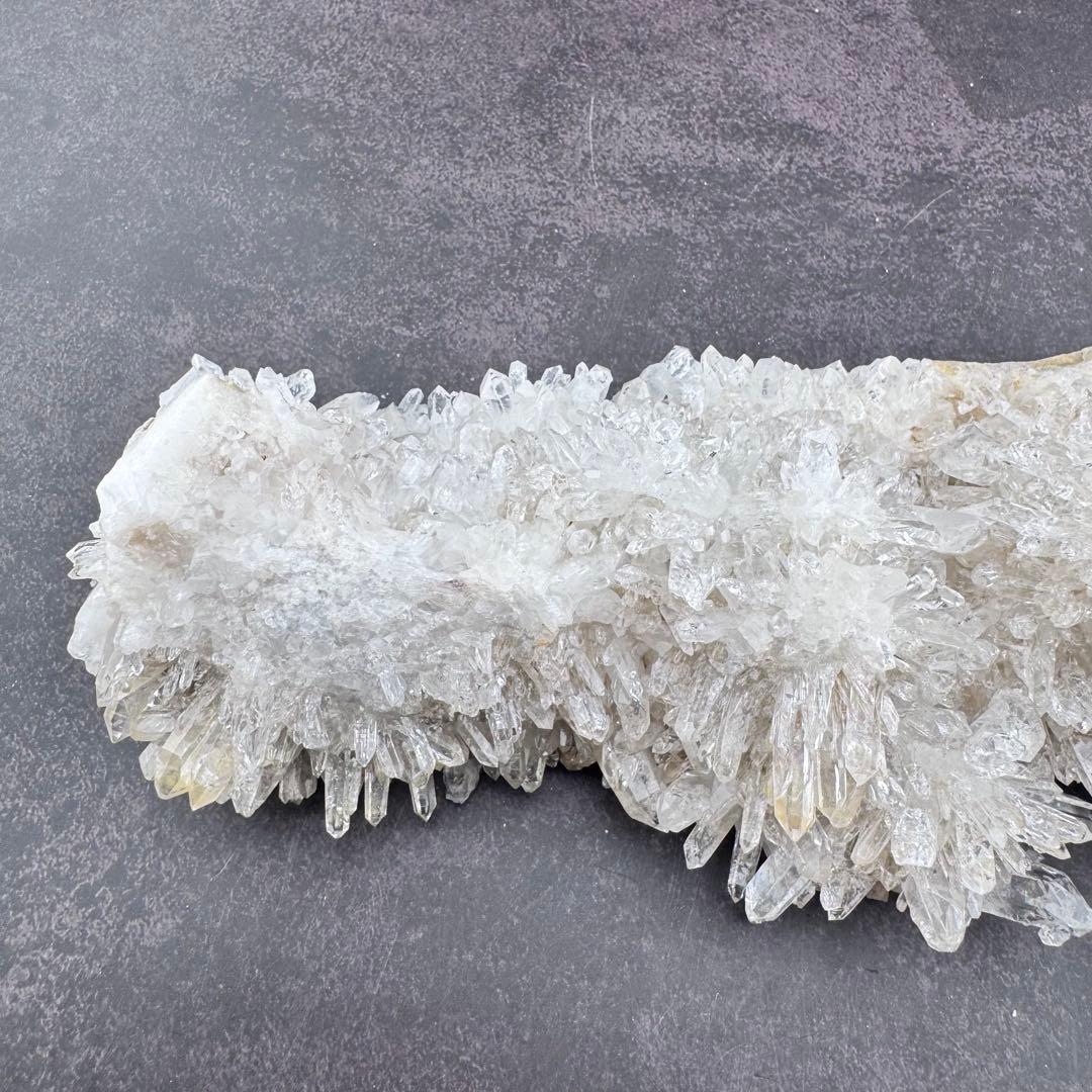 G-165水晶クラスター　原石　クリスタル　天然石　1kg キラキラ水晶原石