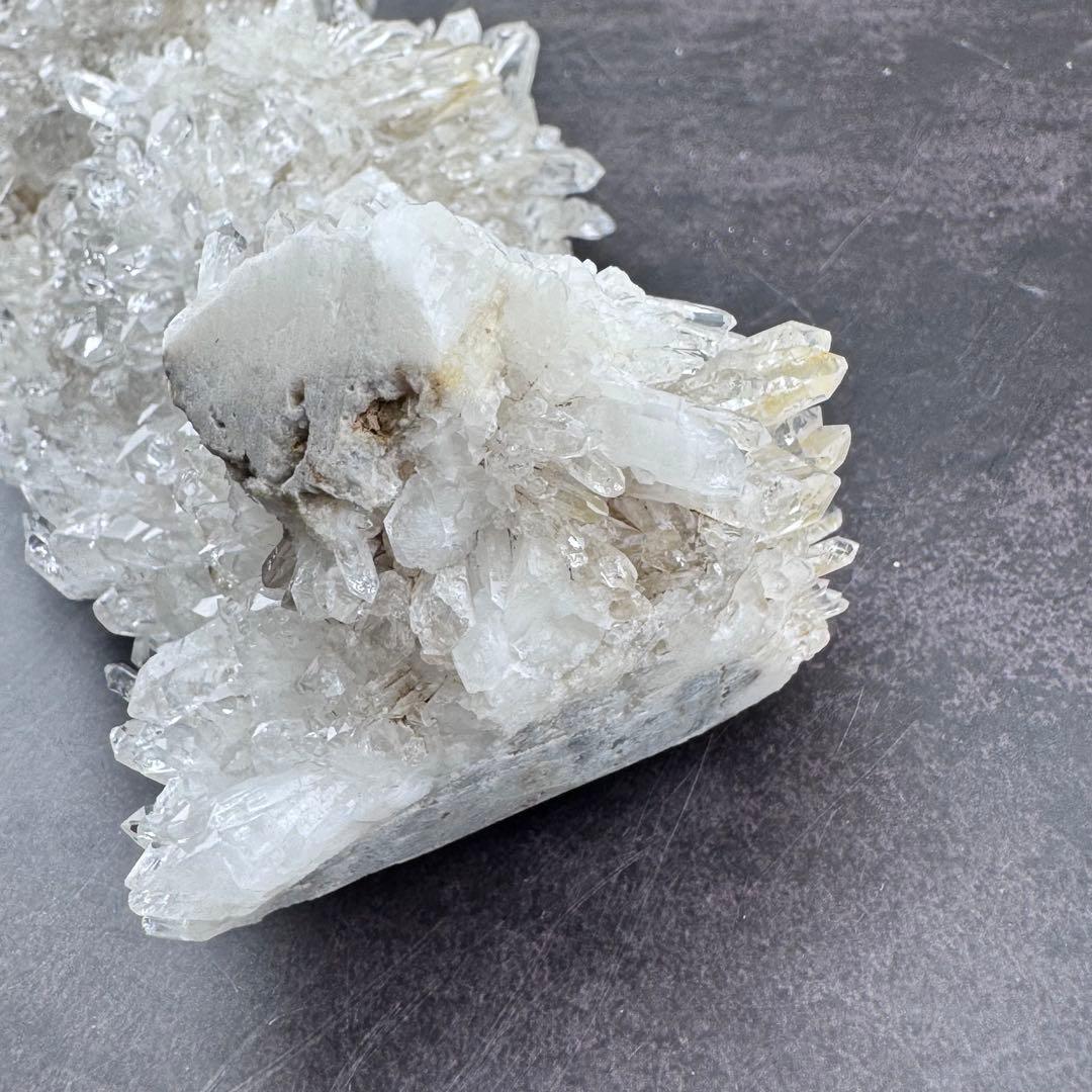 G-165水晶クラスター　原石　クリスタル　天然石　1kg キラキラ水晶原石