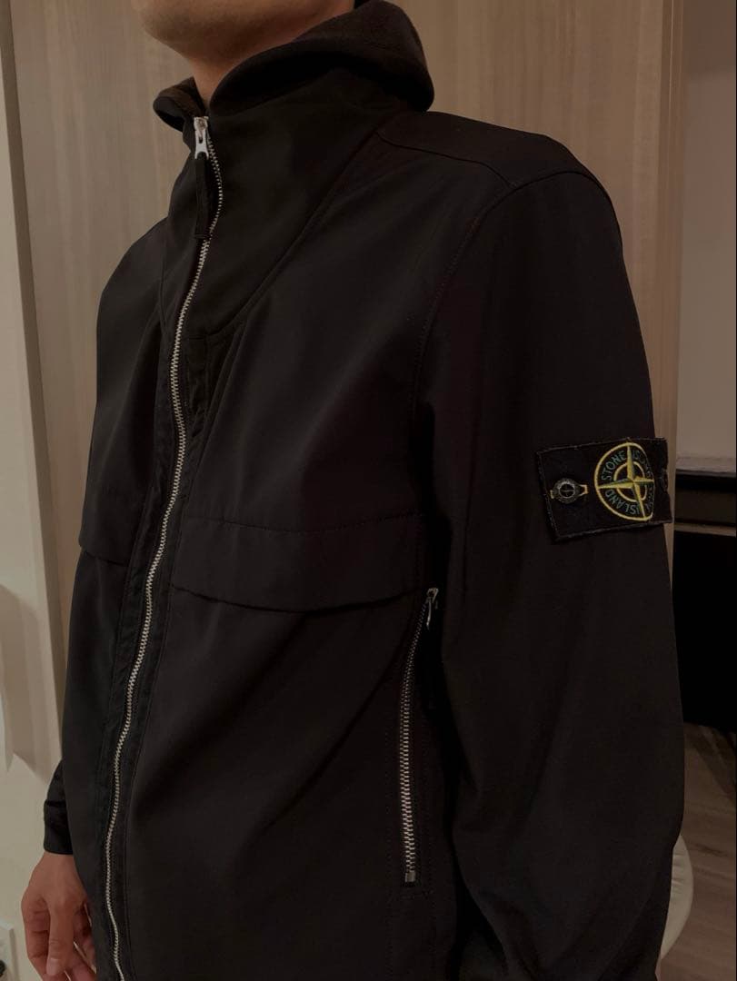 STONE  SOFT SHELL-R ジャケットMサイズ ブラック