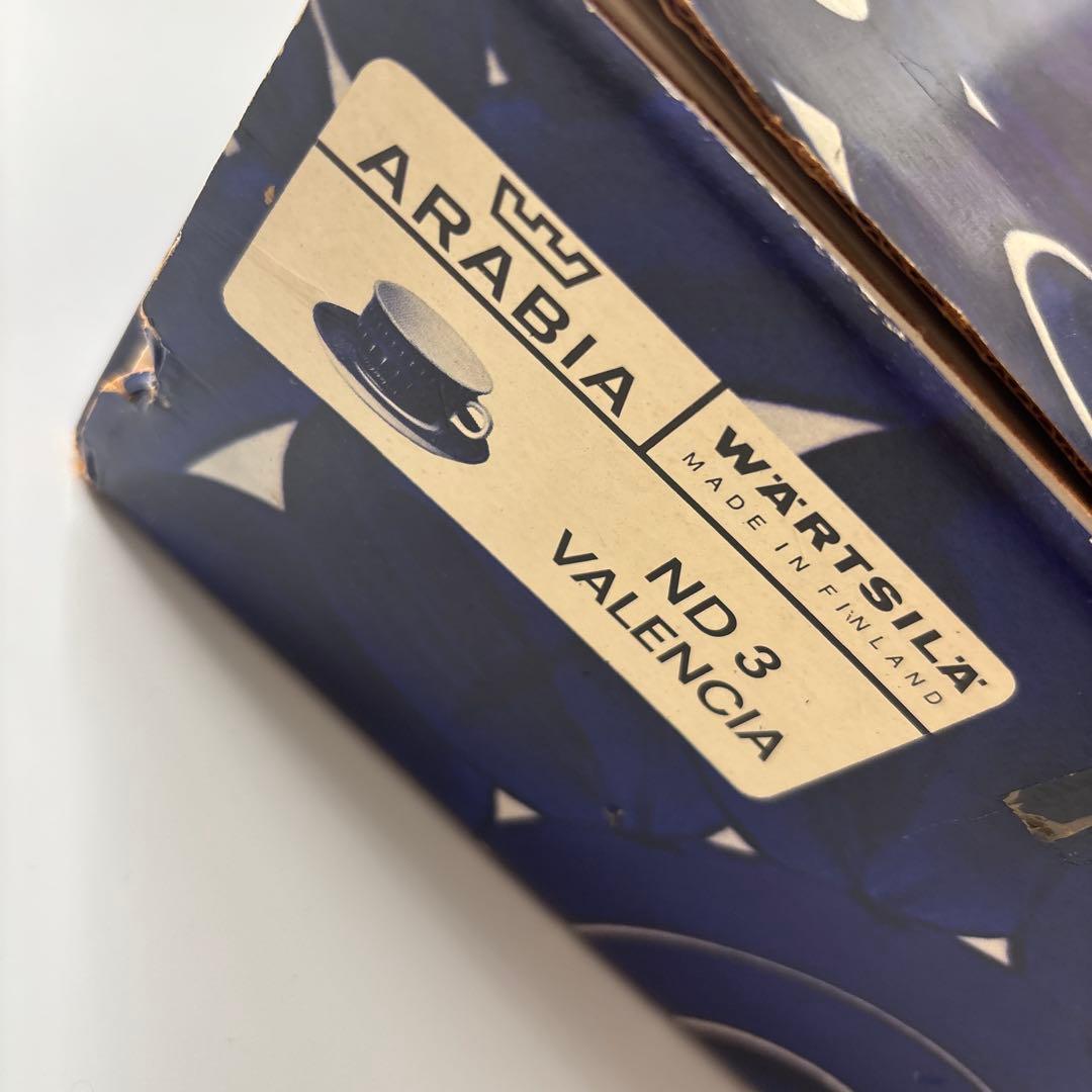 希少！アラビア☆ARABIA☆バレンシア/コーヒーカップ&ソーサー/セット